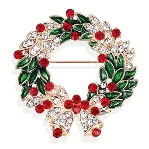 RESTOCKED! New! Christmas Brooch Scarf Pin